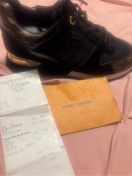 Louis Vuitton Shoes - Louis Vuitton Black and Gold Women's Sneakers
